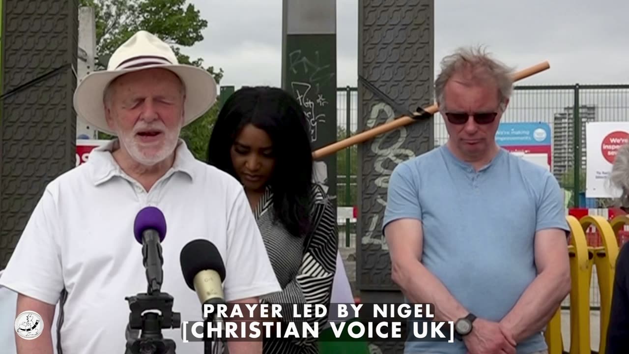 Open air Prayer concerning Stephen Green Buffer Zone Protest