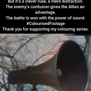 Jeep with Sound Trick — Enemy Deceived #ColourisedHistory