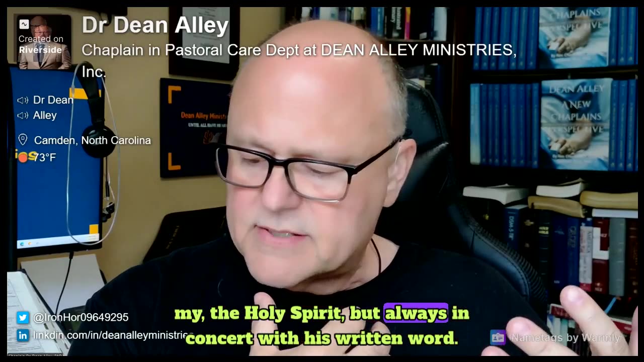 Discerning God's Will: Chaplain Dean Alley's Insights on Prayer, Scripture, and Surrender