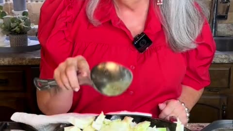 southern fried cabbage with sausage