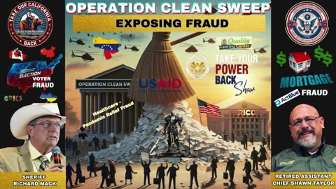 🚨Operation Clean Sweep: Exposing Fraud | Kim Yeater, Shawn Taylor & Sheriff Richard Mack🚨