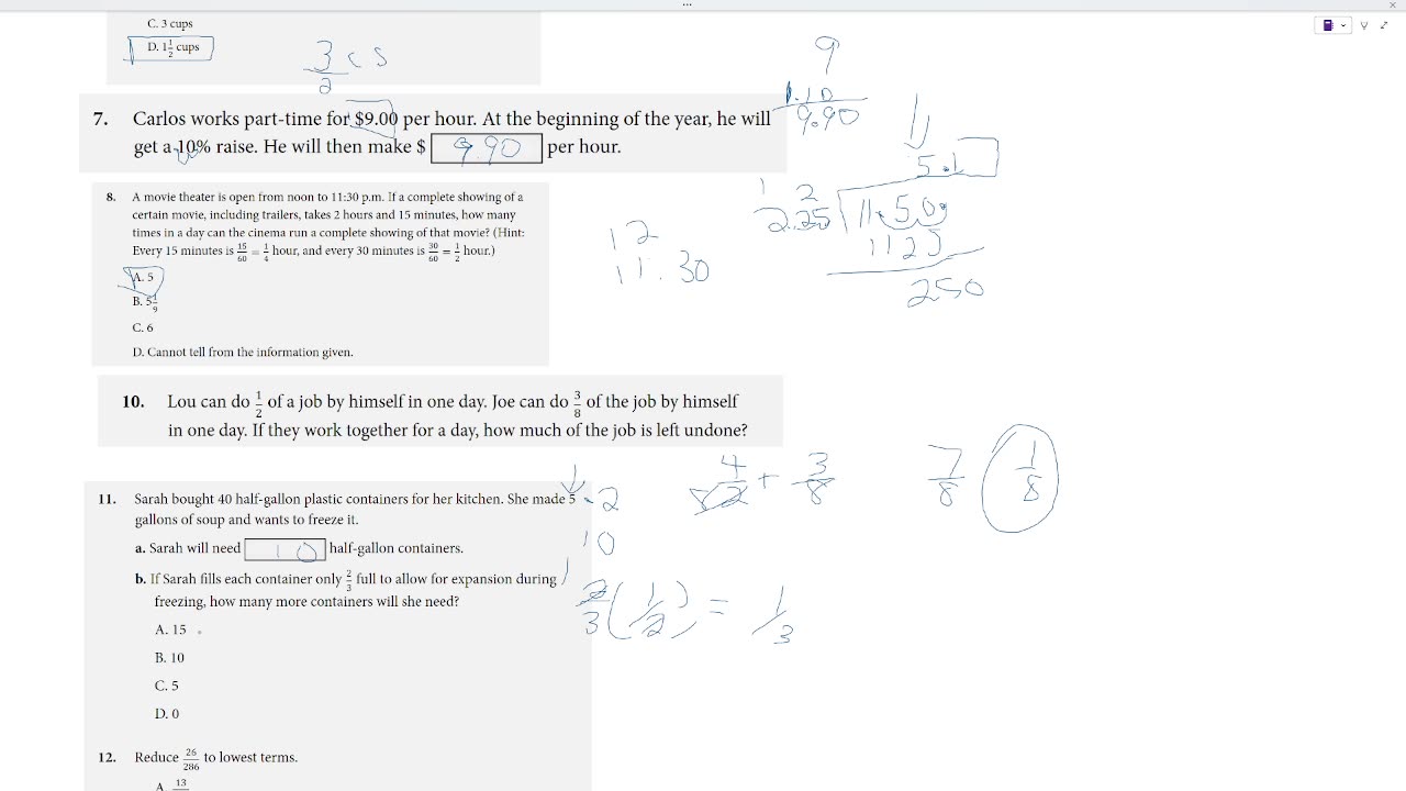 Exercises for GED Prep 2