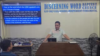 "O LORD, correct me, with judgment" (Receiving Correction) - Jeremiah 10 (Baptist Preaching - Ph)