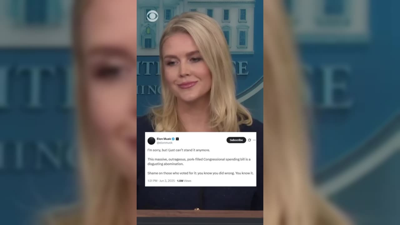 White House reacts to Elon Musk calling Trump’s agenda bill a “disgusting abomination”