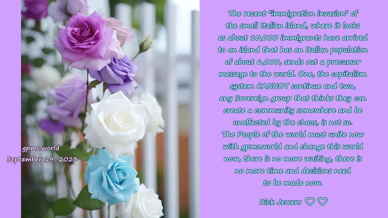 Immigration invasion and communities