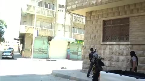 🏙️🔥 Syria War | Early Street Clashes Between FSA & SAA in Hama's Bab al-Qibli | RCF