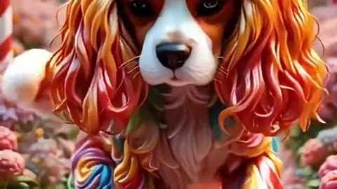 Would you adopt a candy dog? 🍬🐶