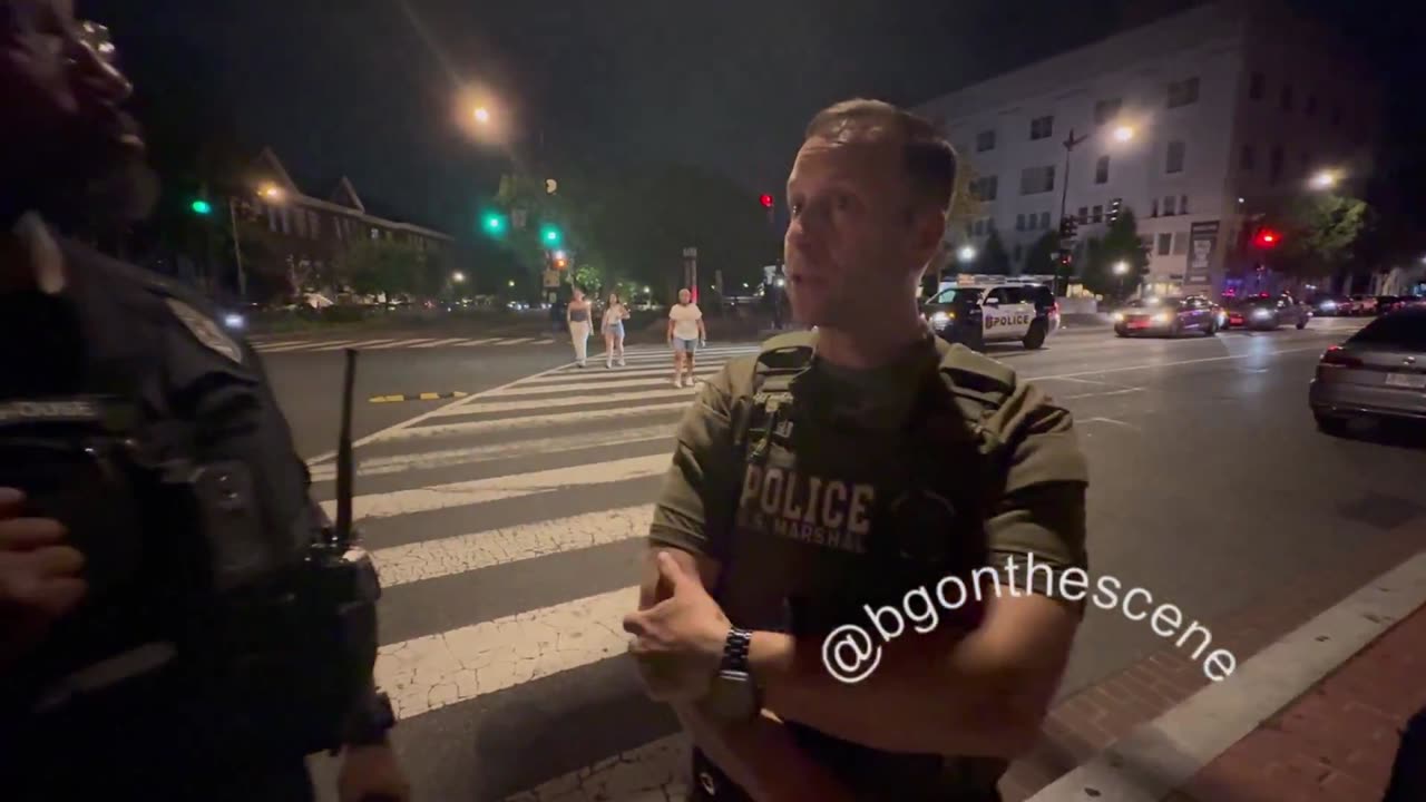 U.S. Marshal Mathew Silverman on night patrol keeping D.C. residents safe