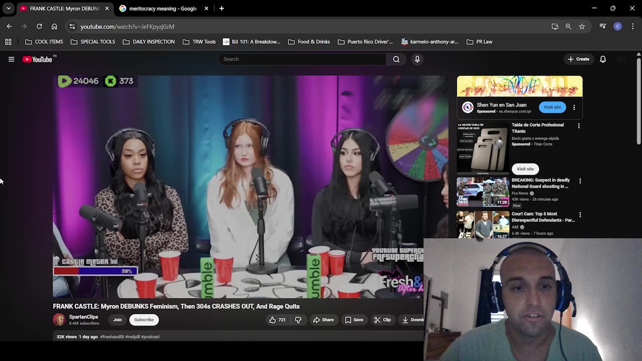 Fresh & Fit FRANK CASTLED Irresponsible Feminist