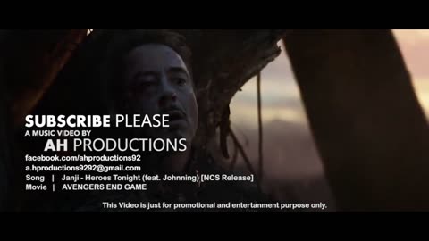 Avengers - End Game Music Video - Janji Heroes Tonight - Best Action Video by AH Productions