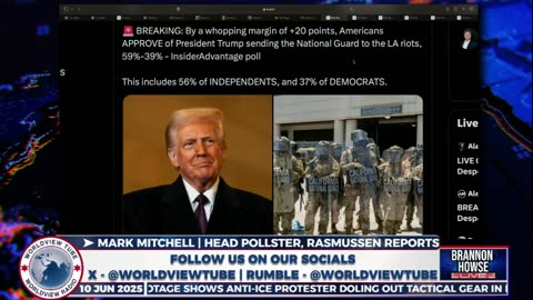 America Has Lost Half of Its Police in Last 4 Years as Riots Spread, Are Riots Being Organized by Foreign Foes as Start of WWIII and Do Americans Support Trump Sending National Guard to California?