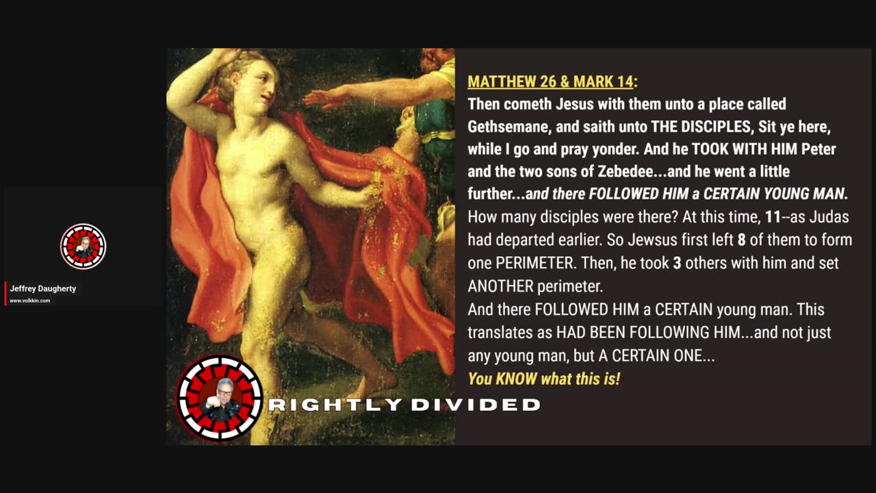 RIGHTLY DIVIDED: WHAT NAKED BOY? Part 2