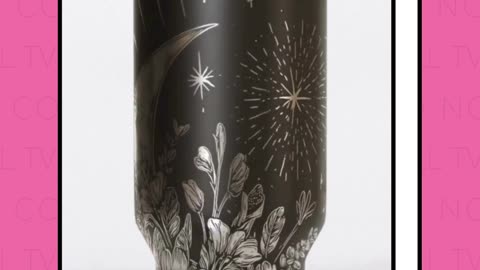 New 40oz Tumbler Wrap - Wildflowers + Moons | Laser Engraving SVG & PNG #etsyfinds #laserengraving