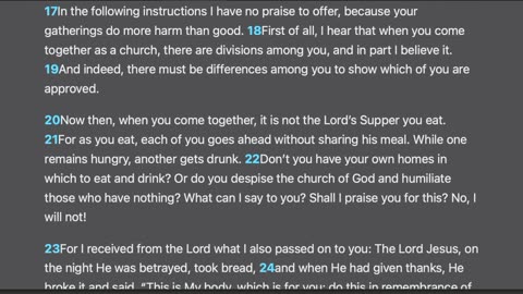1 Corinthians 11
