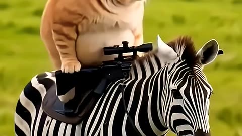 Cute baby cat/Cat Ai animated video Cat funny video