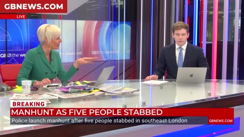BREAKING: FIVE people STABBED in London as police launch manhunt