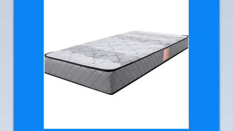 Colchão Solteiro Ortopédico Firme Espuma D33 Antialérgico Certificado 88x188x17cm