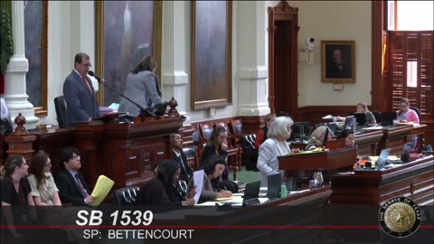 SB 1539 hearing Senate floor April 30, 2025