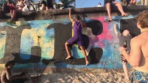 MAD Gringo chauses problems in Brazil's most famous Beach