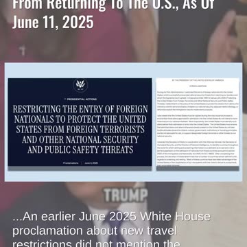 Fact Check: Trump Did NOT Propose Bill Banning All Green Card Holders From Returning To The U.S.