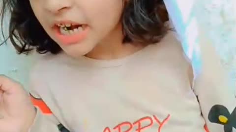 Little girl enjoying