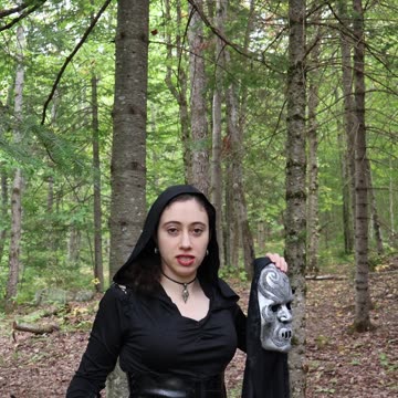 Putting On The Bellatrix Lestrange Mask