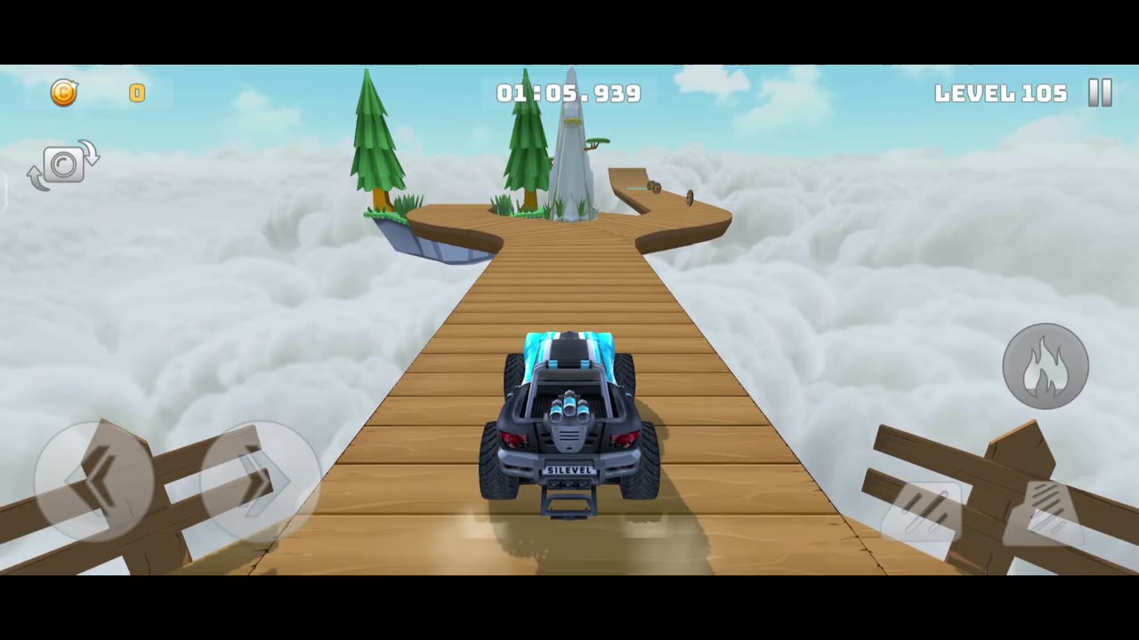Last Level 105 Mountain Climb Stunt Game