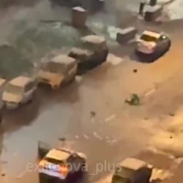 According to preliminary data, this car exploded on the same street where Lieutenant General