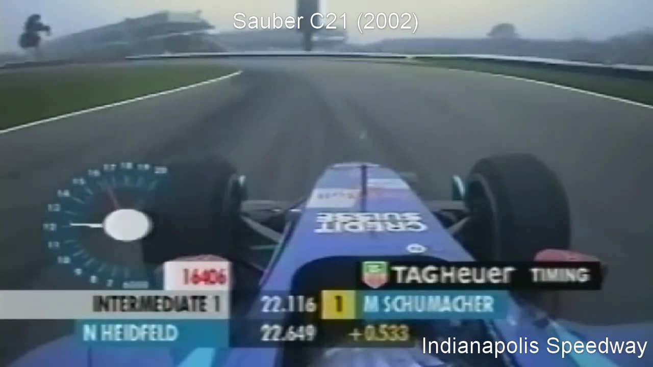 Evolution of Sauber F1 cars (1993-2025)