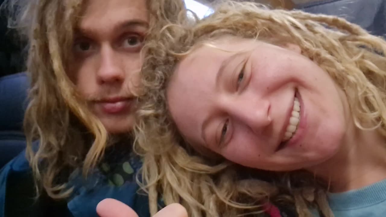 Barefoot travelling home from Malta