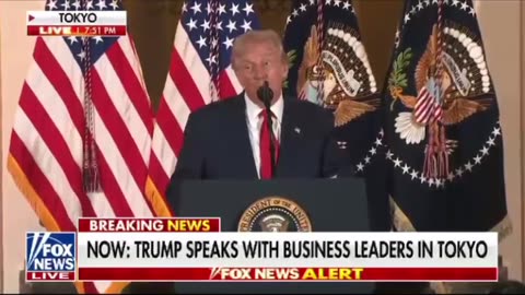 Trump Speaks With Business Leaders in Tokyo