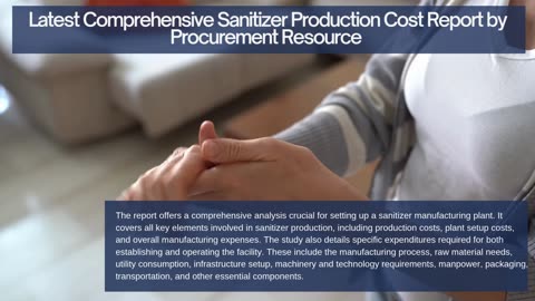 Sanitizer Production Cost Report