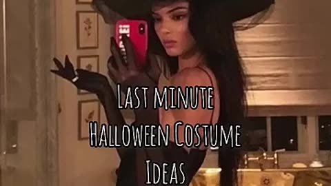 Must Watch: Last minute Halloween costume ideas part 1 IG: gabriellarauliceis