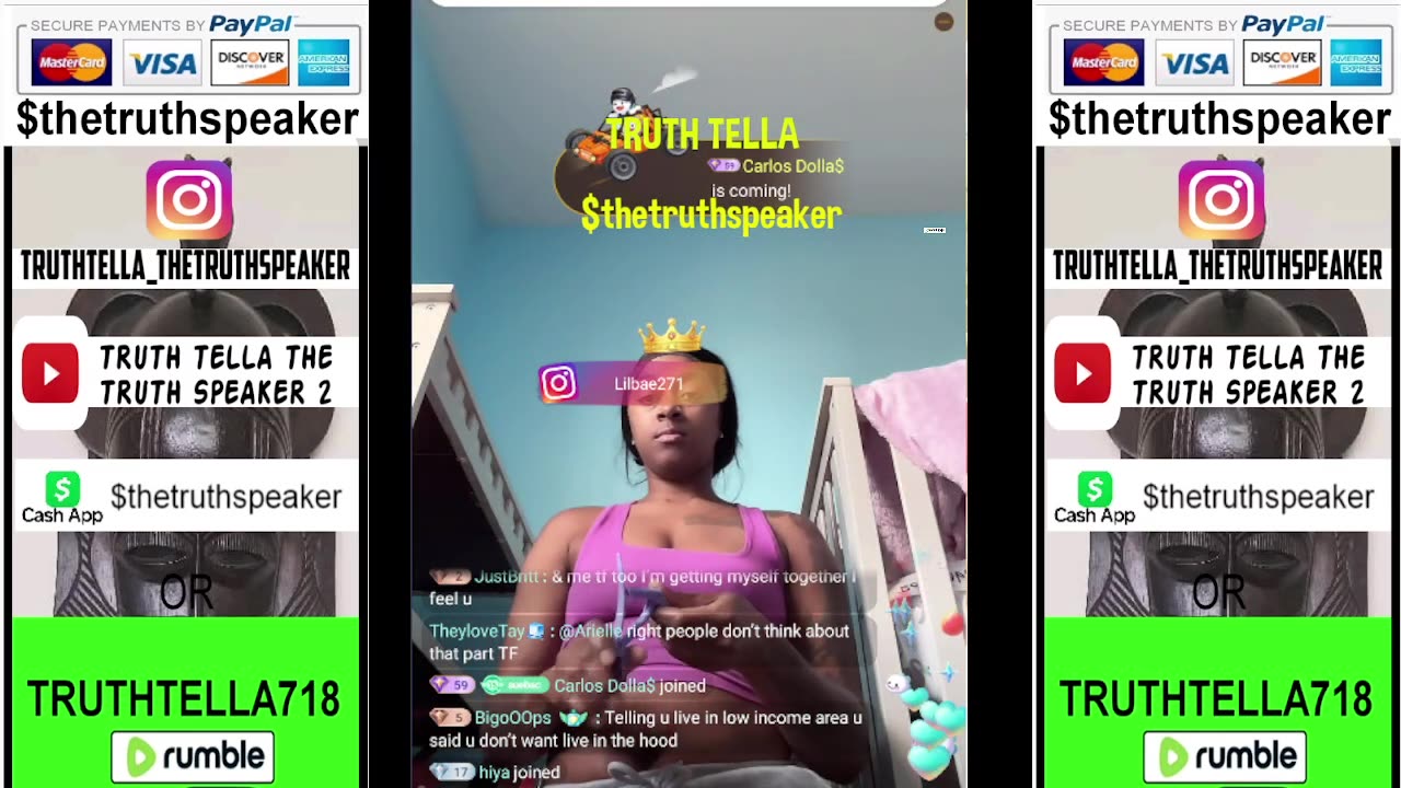 BIG SUEWOO LIVE & MORE TALKS TO HER BABYDADDY ON THE PHONE