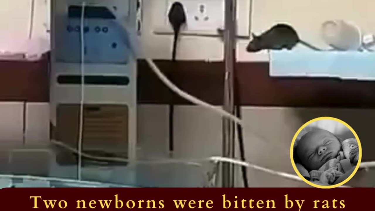Two newborns were bitten by rats inside the (NICU)