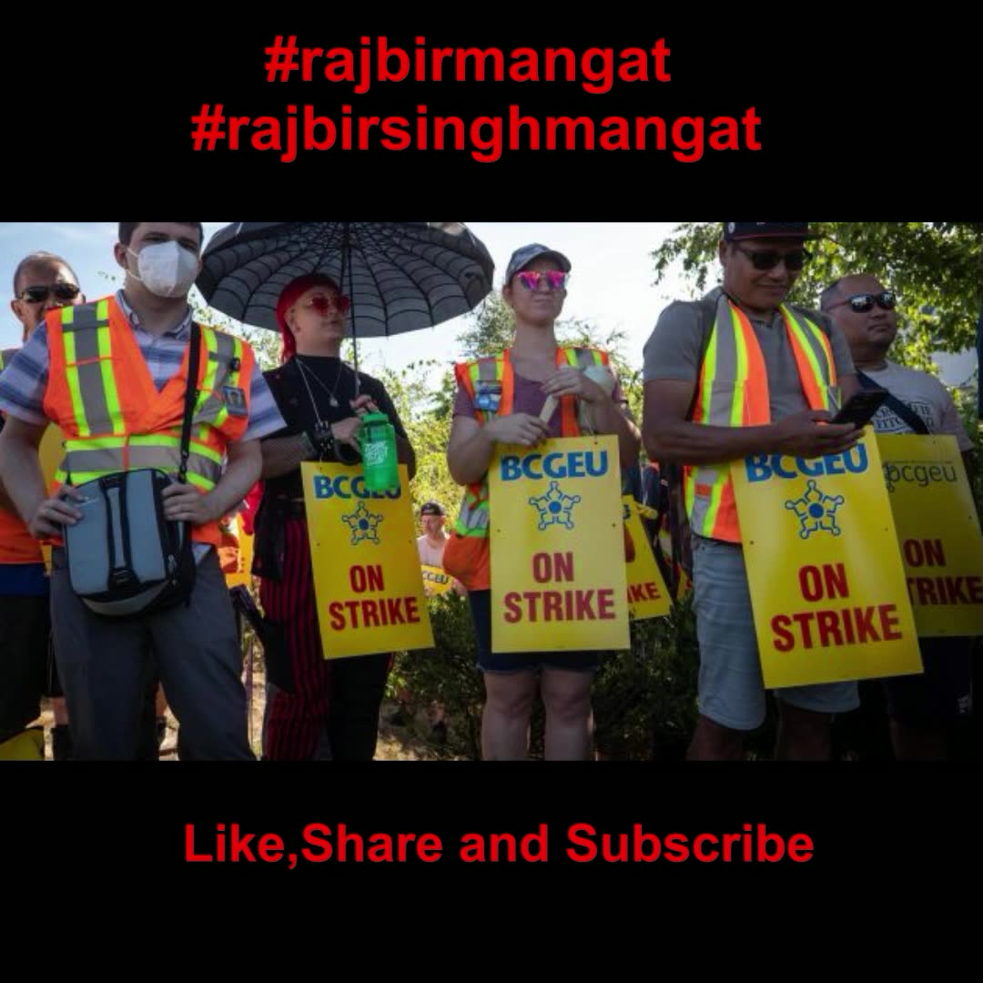 B.C. public sector workers approve strike, unions give 72-hour notice