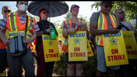 B.C. public sector workers approve strike, unions give 72-hour notice