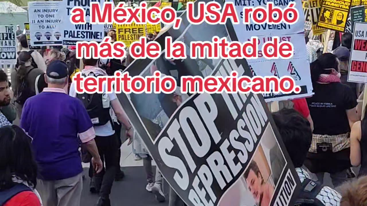 Invasión de México 🇲🇽 y Palestina 🇵🇸.