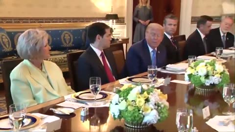 POTUS on Iran: "We're going to have a meeting ... We'll see what happens."