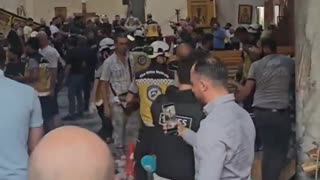 An Islamic terrorist bIows himself up in an Orthodox church in Syria. Over 30 victims and 70 injured
