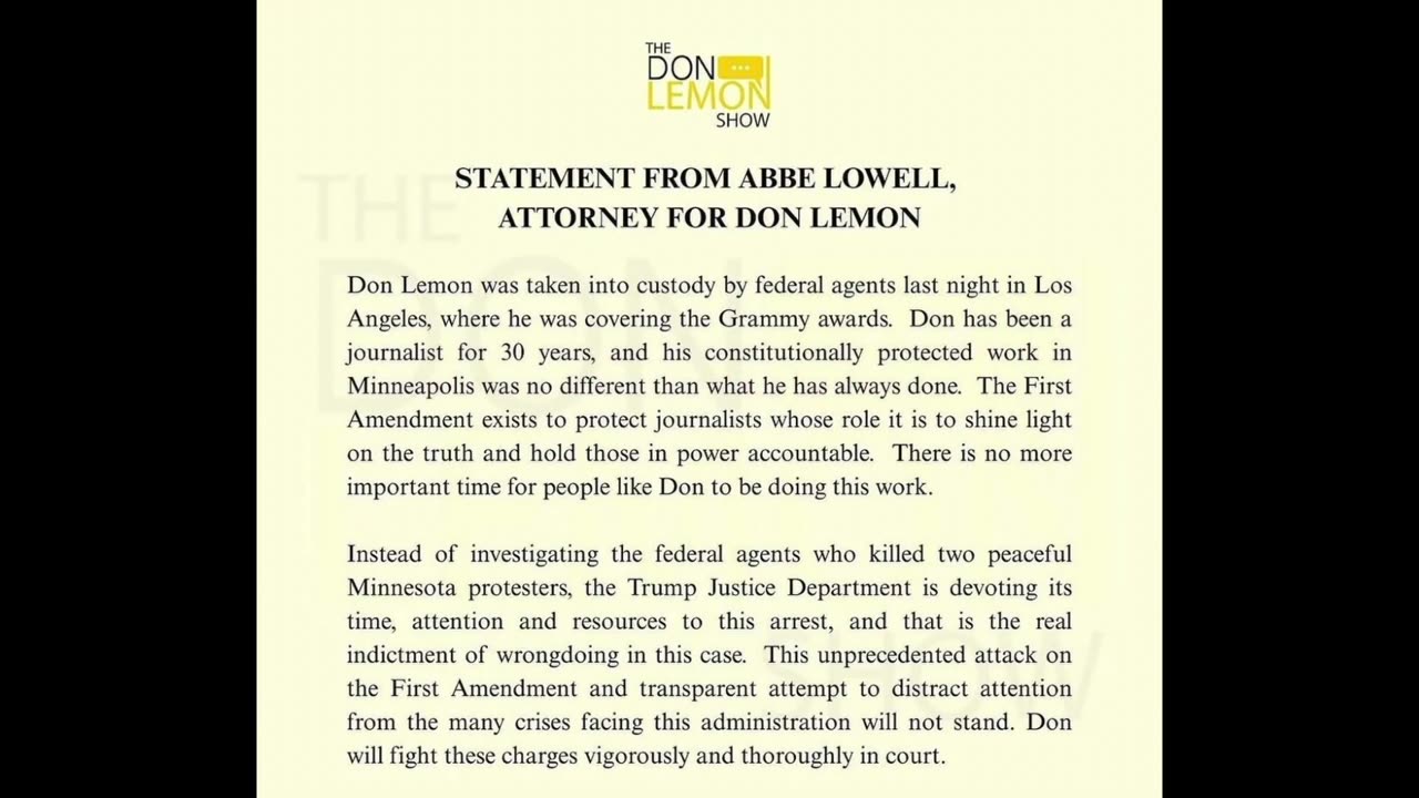 John Ward - Don Lemon Arrested