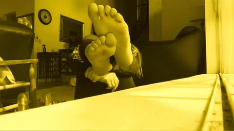 Terrific feet tease