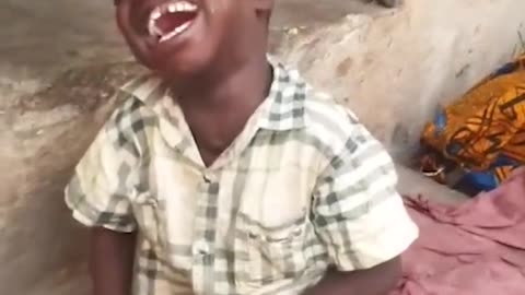 A Naughty Child laughing Or Crying