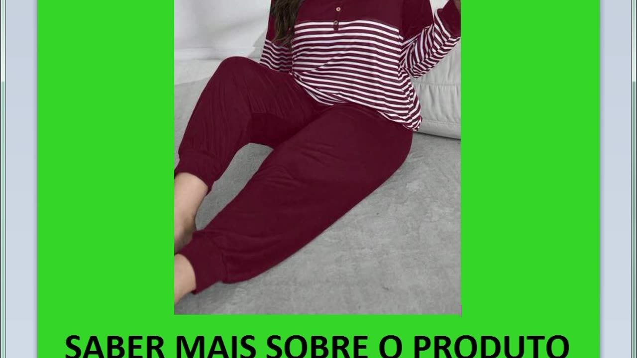 Lazeform Conjunto de Roupa Casual de Estar em Casa com Decoro em