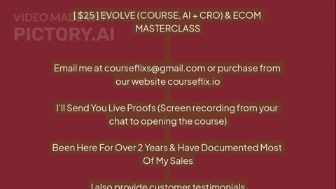 Download EVOLVE (COURSE, AI + CRO) & ECOM MASTERCLASS