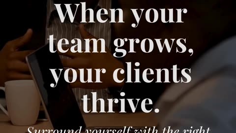 🚀 When Your Team Grows, Your Clients Thrive 💼✨