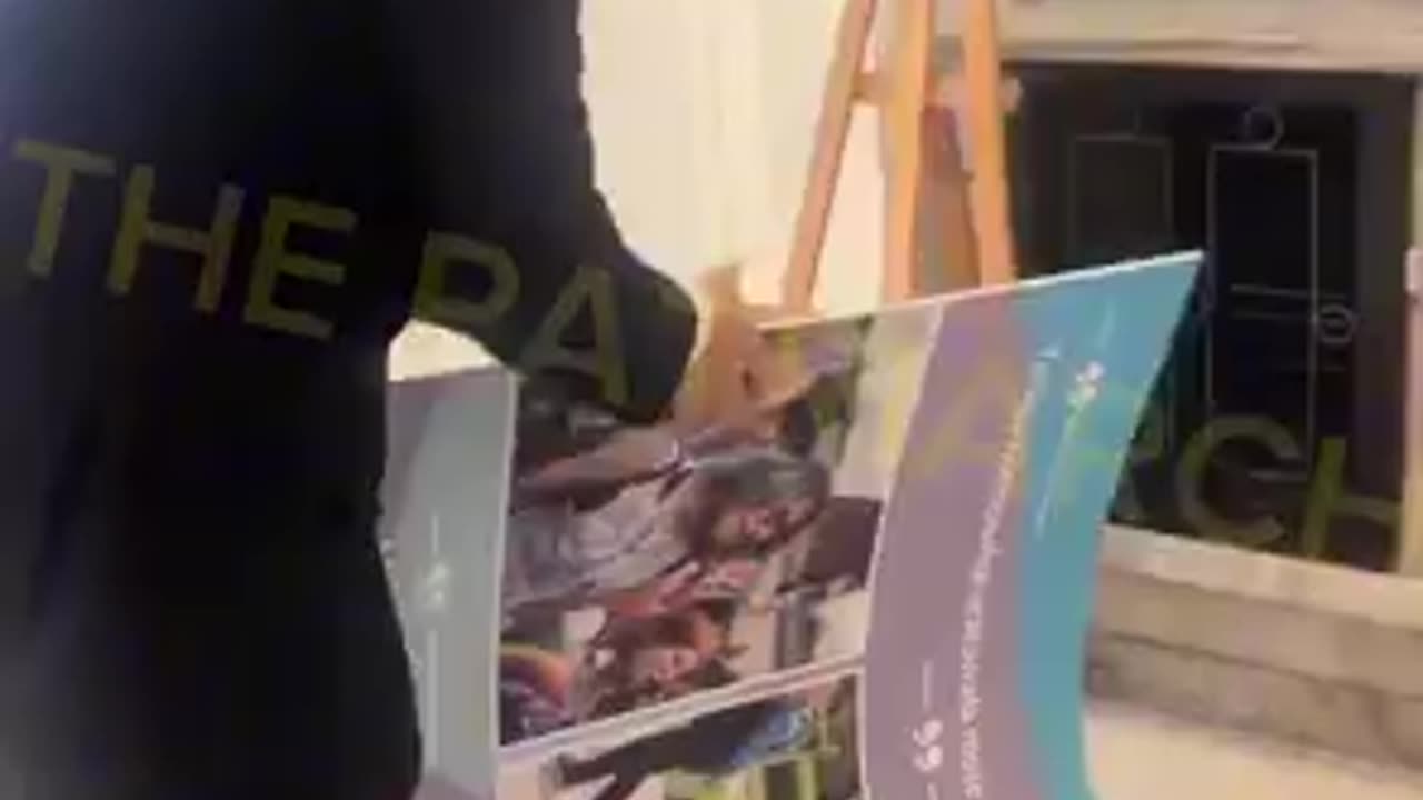 Polish MP vandalizes LGBT exhibition in the Polish parliament - Grzegorz BRAUN