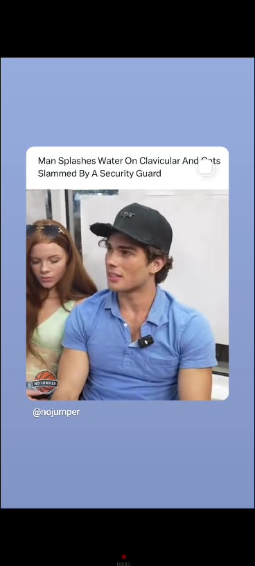 Man splashing 💧on clavicular dont messed this Chad 12/7/25