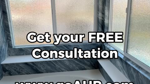 Single Composite Panel full Install for Custom Tub and Shower Combo