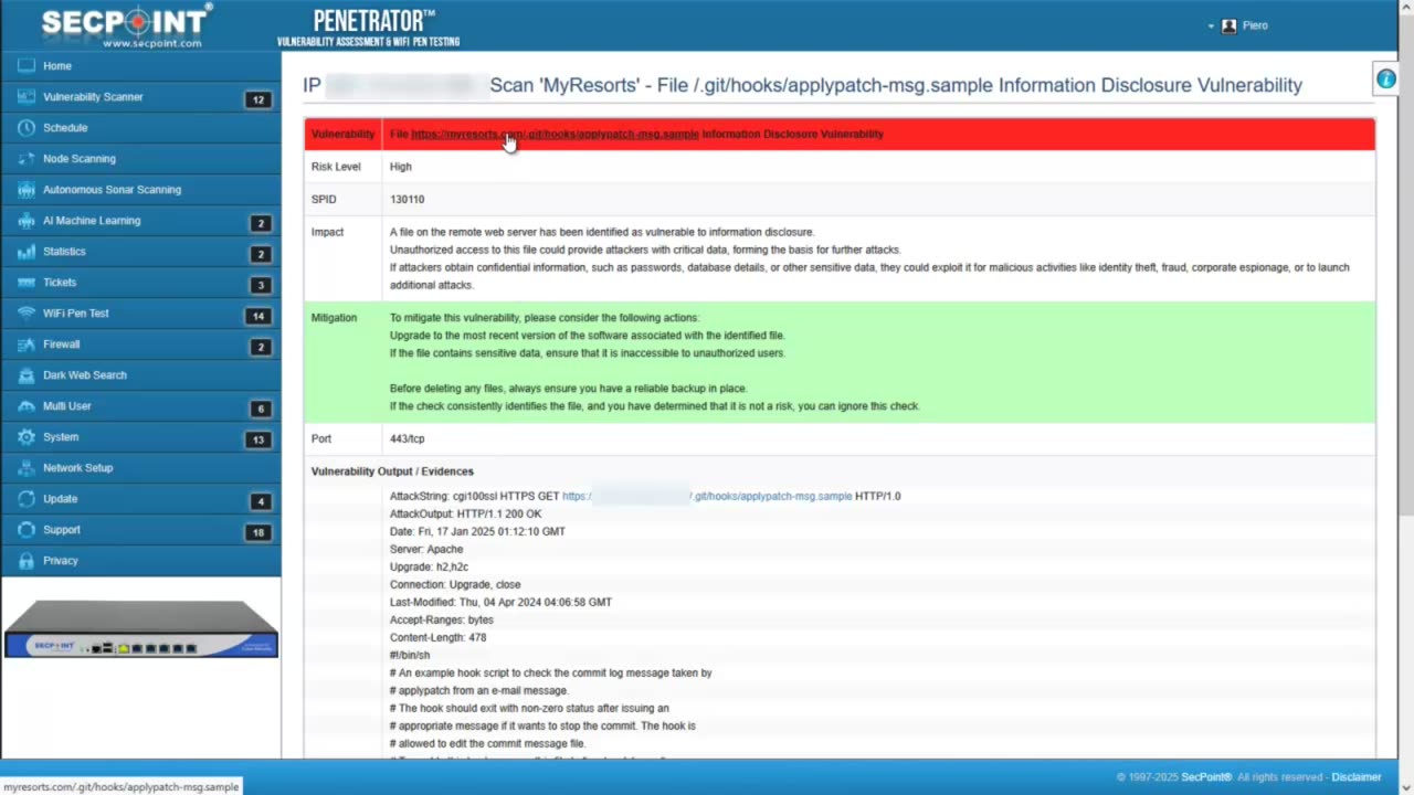 SecPoint Penetrator Vulnerability Scanner Insights